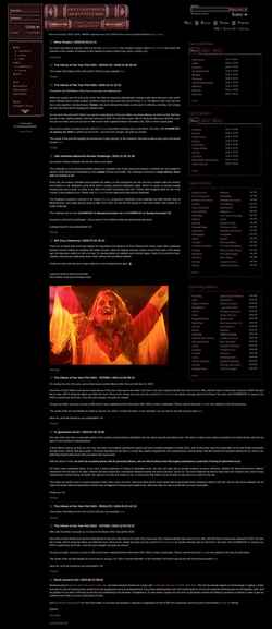 スクリーンショット www.metal-archives.com