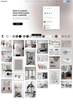 Zrzut ekranu www.designspiration.com