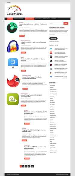 Snimka zaslona cpsoftwares.com