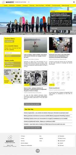 Screenshot www.makery.info