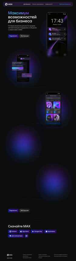 Screenshot business.max.ru