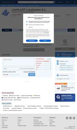 Снимак екрана likerusxp-localization.software.informer.com