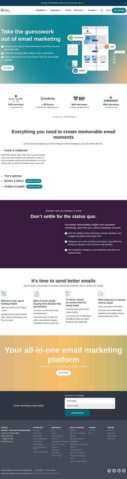 Screenshot www.litmus.com