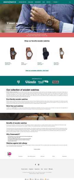 Ekraanipilt greenwatchstore.com