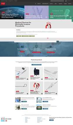 Captura de pantalla www.cookmedical.com