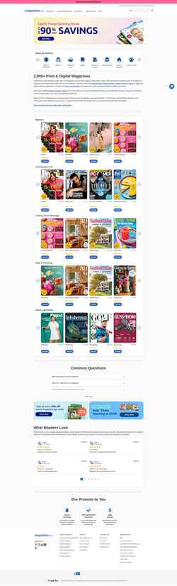 Στιγμιότυπο οθόνης www.magazines.com