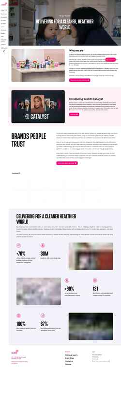 Screenshot www.reckitt.com