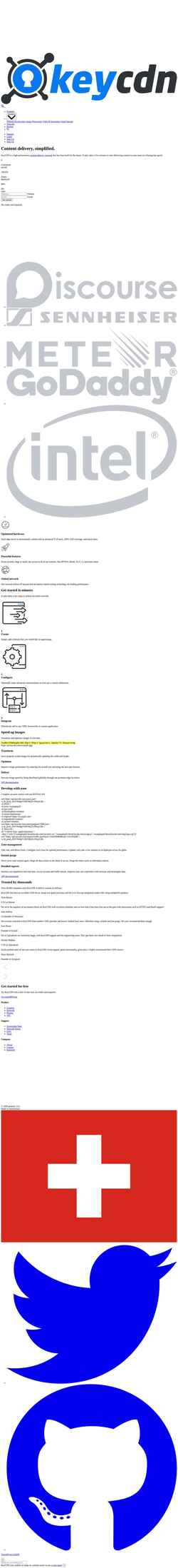 Screenshot www.keycdn.com