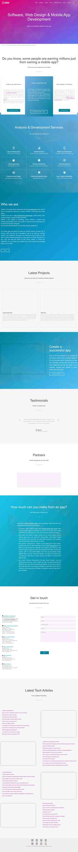 Screenshot www.dotnek.com