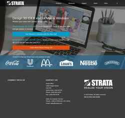 Captura de pantalla www.strata.com