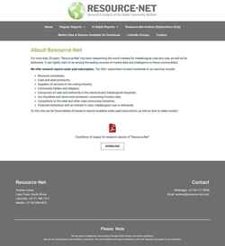 Zrzut ekranu resource-net.com