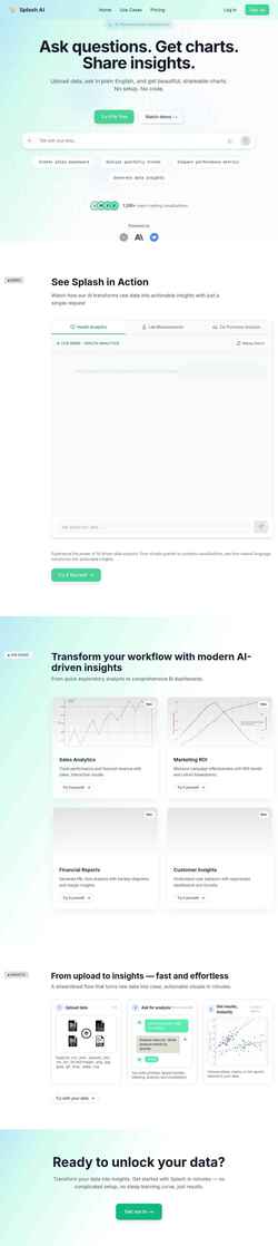 Screenshot aisplash.me