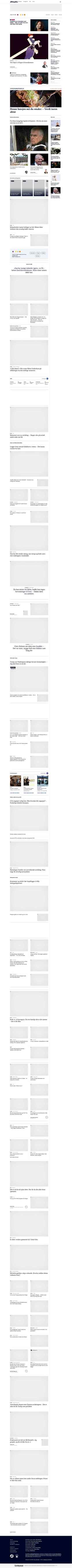 Posnetek zaslona www.aftenposten.no