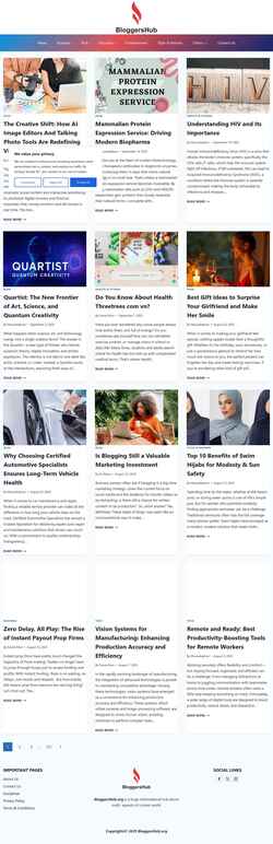 Skærmbillede bloggershub.org