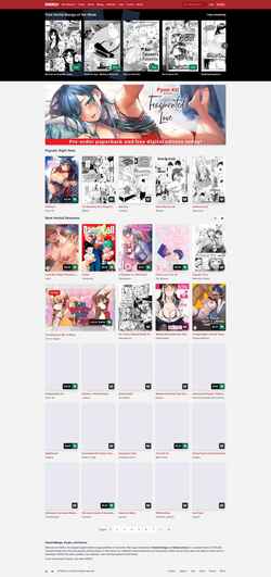 Captura de pantalla www.fakku.net