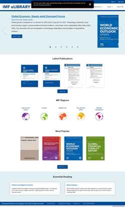 Screenshot www.elibrary.imf.org