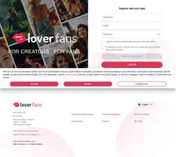 Screenshot loverfans.com