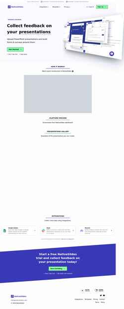 Screenshot nativeslides.com