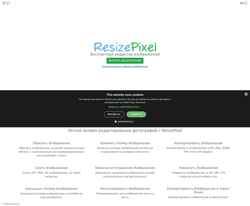 Screenshot www.resizepixel.com