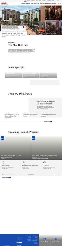 Екранна снимка visitdenver.com