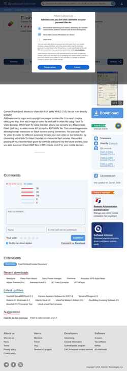 Screenshot flash-to-video-encoder-pro.software.informer.com