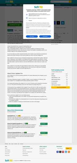 Screenshot driver-updater-pro.soft112.com
