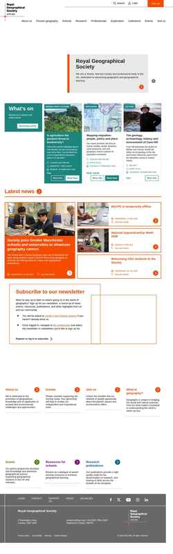 Captura de pantalla www.rgs.org
