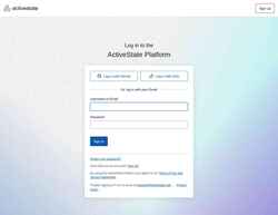 スクリーンショット platform.activestate.com