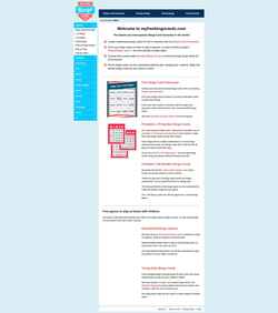 Captura de pantalla myfreebingocards.com