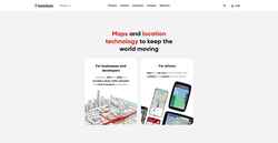 Zrzut ekranu www.tomtom.com