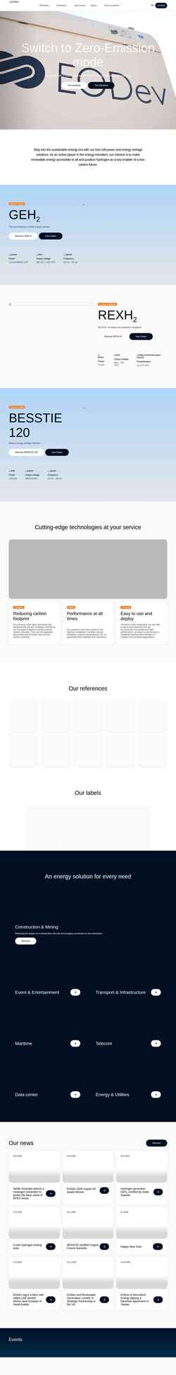 Снимак екрана www.eo-dev.com