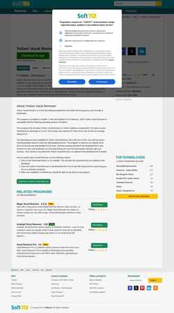 Screenshot yogen-vocal-remover.soft112.com
