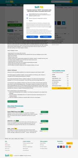 Screenshot inksaver.soft112.com