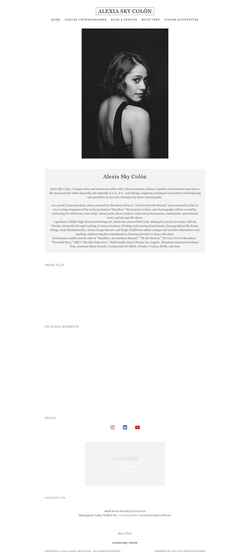 Ekraanipilt thealexiasky.com