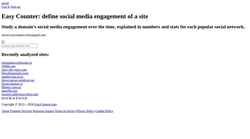 Screenshot social.easycounter.com
