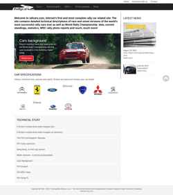 Captura de pantalla rallycars.com