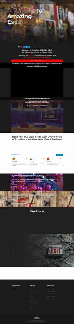 Екранна снимка amazingescaperoom.com