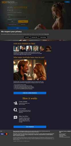 Captura de pantalla sexfinder.com