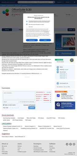 Captura de pantalla officesuite.software.informer.com