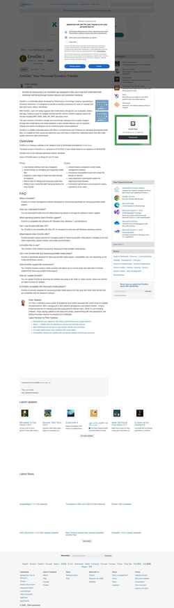 Skærmbillede emodio.updatestar.com