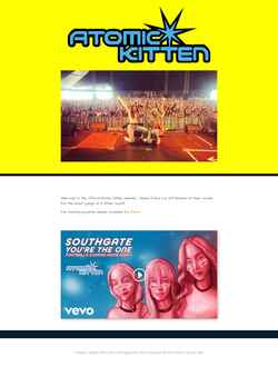 Screenshot www.atomickitten.com