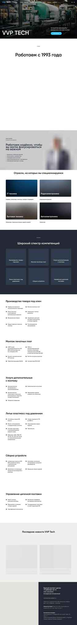 Captura de pantalla vvptech.ru