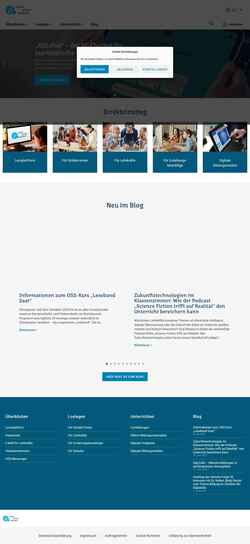 Captura de pantalla online-schule.saarland