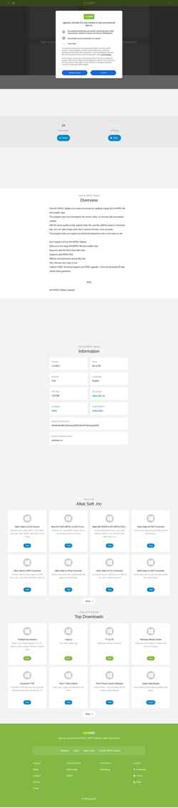Snímka obrazovky fast-avi-mpeg-splitter.apponic.com