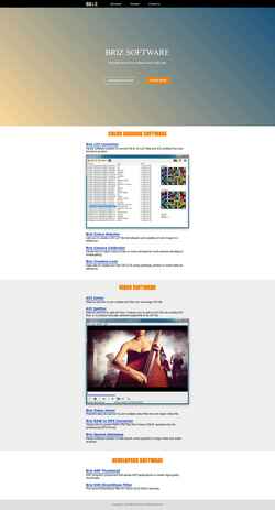Snímka obrazovky www.brizsoft.com