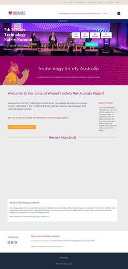 Snímek obrazovky techsafety.org.au
