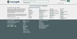 Screenshot www.peeringdb.com