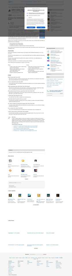 Captura de pantalla sam-codec-pack-2009.updatestar.com