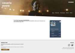 Снимак екрана www.cesaria-evora.com