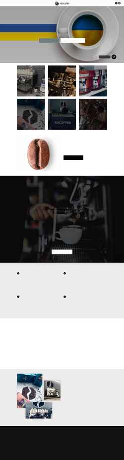 Snímka obrazovky xocoffee.com.ua